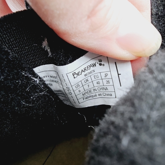 Bearpaw Black Puffy Boot Women's Snow Boots NWT, size 9 - Picture 7 of 15